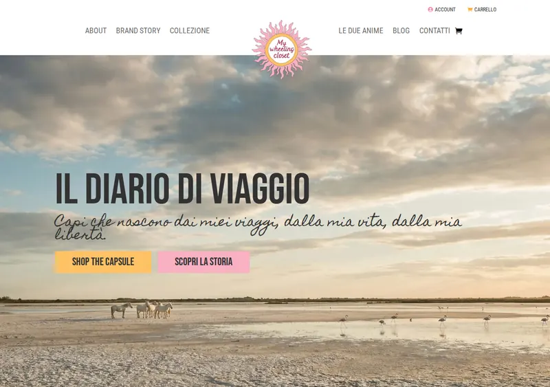 Anteprima del sito My Wheeling Closet